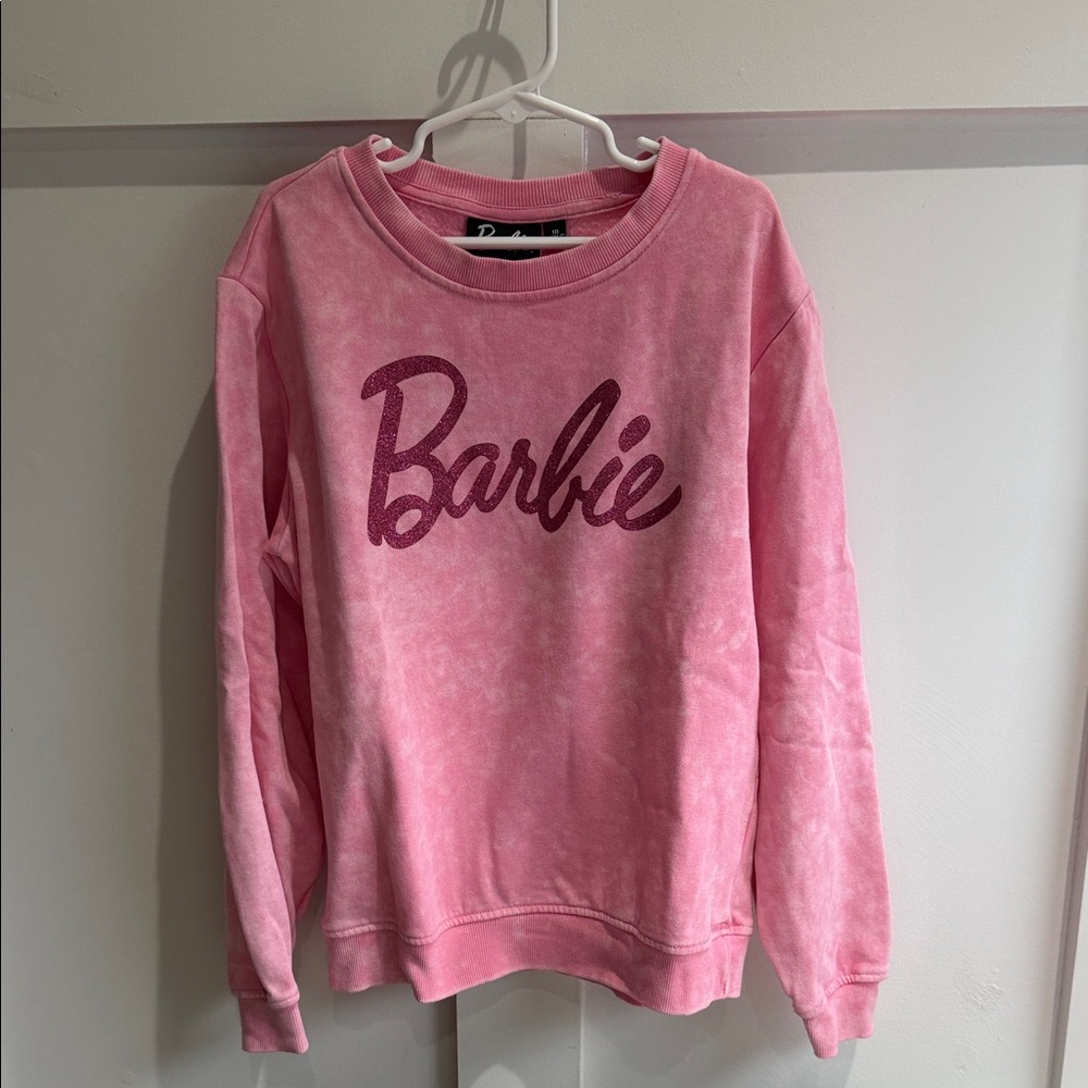 Barbie Pink Wash Logo Sweatshirt